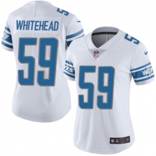 Women's Nike Detroit Lions #59 Tahir Whitehead Elite White NFL Jersey