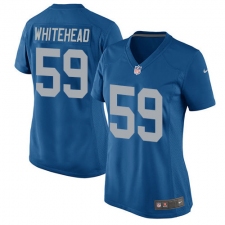 Women's Nike Detroit Lions #59 Tahir Whitehead Game Blue Alternate NFL Jersey