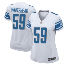 Women's Nike Detroit Lions #59 Tahir Whitehead Game White NFL Jersey