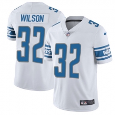 Men's Nike Detroit Lions #32 Tavon Wilson Elite White NFL Jersey