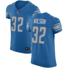 Men's Nike Detroit Lions #32 Tavon Wilson Light Blue Team Color Vapor Untouchable Elite Player NFL Jersey