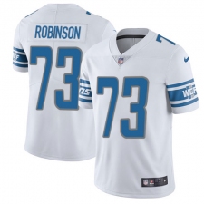 Youth Nike Detroit Lions #73 Greg Robinson Elite White NFL Jersey