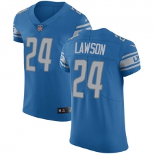 Men's Nike Detroit Lions #24 Nevin Lawson Light Blue Team Color Vapor Untouchable Elite Player NFL Jersey