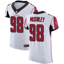 Men's Nike Atlanta Falcons #98 Takkarist McKinley White Vapor Untouchable Elite Player NFL Jersey
