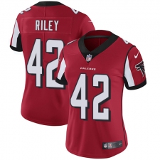 Women's Nike Atlanta Falcons #42 Duke Riley Elite Red Team Color NFL Jersey
