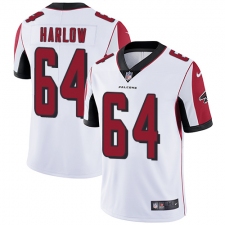 Youth Nike Atlanta Falcons #64 Sean Harlow Elite White NFL Jersey