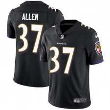 Youth Nike Baltimore Ravens #37 Javorius Allen Black Alternate Vapor Untouchable Limited Player NFL Jersey