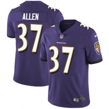 Youth Nike Baltimore Ravens #37 Javorius Allen Purple Team Color Vapor Untouchable Limited Player NFL Jersey