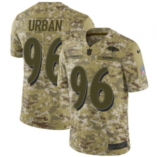 Men's Nike Baltimore Ravens #96 Brent Urban Limited Camo 2018 Salute to Service NFL Jersey
