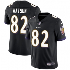 Youth Nike Baltimore Ravens #82 Benjamin Watson Elite Black Alternate NFL Jersey
