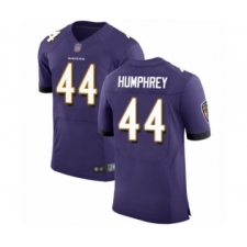 Men's Baltimore Ravens #44 Marlon Humphrey Purple Team Color Vapor Untouchable Elite Player Football Jersey
