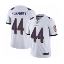 Men's Baltimore Ravens #44 Marlon Humphrey White Vapor Untouchable Limited Player Football Jersey