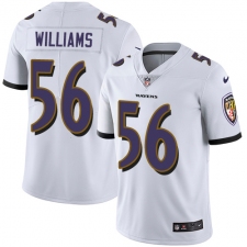 Youth Nike Baltimore Ravens #56 Tim Williams White Vapor Untouchable Limited Player NFL Jersey