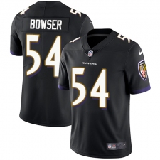 Youth Nike Baltimore Ravens #54 Tyus Bowser Elite Black Alternate NFL Jersey