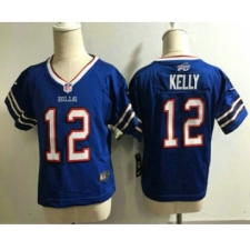 Toddler Buffalo Bills #12 Jim Kelly Retired Royal Blue Stitched NFL Nike Game Jersey