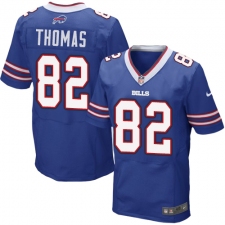 Men's Nike Buffalo Bills #82 Logan Thomas Elite Royal Blue Team Color NFL Jersey