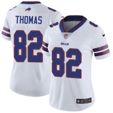 Women's Nike Buffalo Bills #82 Logan Thomas Elite White NFL Jersey