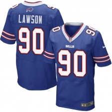 Men's Nike Buffalo Bills #90 Shaq Lawson Elite Royal Blue Team Color NFL Jersey