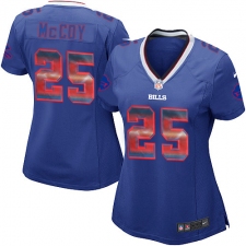 Women's Nike Buffalo Bills #25 LeSean McCoy Limited Royal Blue Strobe NFL Jersey