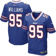 Men's Nike Buffalo Bills #95 Kyle Williams Elite Royal Blue Team Color NFL Jersey