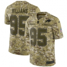 Youth Nike Buffalo Bills #95 Kyle Williams Limited Camo 2018 Salute to Service NFL Jersey