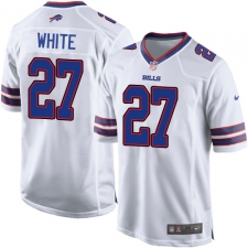 Youth Nike Buffalo Bills #27 Tre'Davious White Game White NFL Jersey