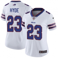 Women's Nike Buffalo Bills #23 Micah Hyde White Vapor Untouchable Limited Player NFL Jersey