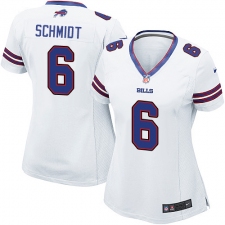 Women's Nike Buffalo Bills #6 Colton Schmidt Game White NFL Jersey