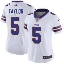 Women's Nike Buffalo Bills #5 Tyrod Taylor Elite White NFL Jersey