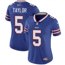 Women's Nike Buffalo Bills #5 Tyrod Taylor Royal Blue Team Color Vapor Untouchable Limited Player NFL Jersey