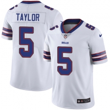 Youth Nike Buffalo Bills #5 Tyrod Taylor Elite White NFL Jersey