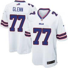 Men's Nike Buffalo Bills #77 Cordy Glenn Game White NFL Jersey