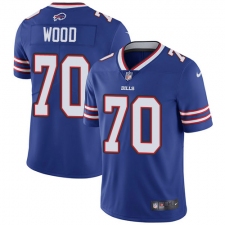 Youth Nike Buffalo Bills #70 Eric Wood Royal Blue Team Color Vapor Untouchable Limited Player NFL Jersey