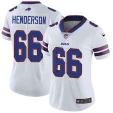 Women's Nike Buffalo Bills #66 Seantrel Henderson Elite White NFL Jersey