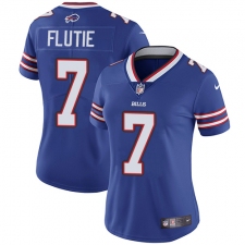 Women's Nike Buffalo Bills #7 Doug Flutie Elite Royal Blue Team Color NFL Jersey