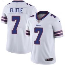 Youth Nike Buffalo Bills #7 Doug Flutie White Vapor Untouchable Limited Player NFL Jersey