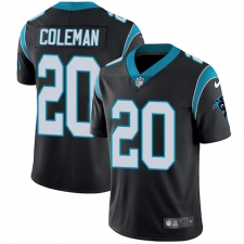 Youth Nike Carolina Panthers #20 Kurt Coleman Black Team Color Vapor Untouchable Limited Player NFL Jersey