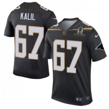 Men's Nike Carolina Panthers #67 Ryan Kalil Elite Black Team Irvin 2016 Pro Bowl NFL Jersey