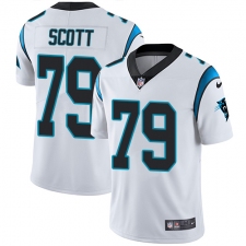 Youth Nike Carolina Panthers #79 Chris Scott White Vapor Untouchable Limited Player NFL Jersey