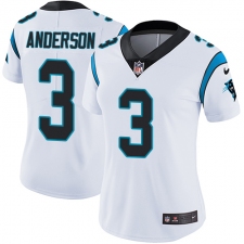 Women's Nike Carolina Panthers #3 Derek Anderson White Vapor Untouchable Limited Player NFL Jersey