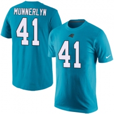 NFL Men's Nike Carolina Panthers #41 Captain Munnerlyn Blue Rush Pride Name & Number T-Shirt
