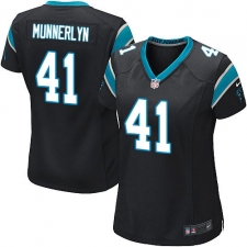 Women's Nike Carolina Panthers #41 Captain Munnerlyn Game Black Team Color NFL Jersey