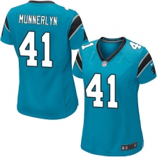 Women's Nike Carolina Panthers #41 Captain Munnerlyn Game Blue Alternate NFL Jersey