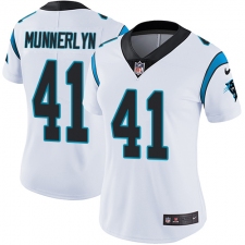 Women's Nike Carolina Panthers #41 Captain Munnerlyn White Vapor Untouchable Limited Player NFL Jersey