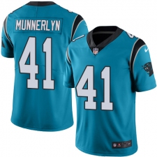 Youth Nike Carolina Panthers #41 Captain Munnerlyn Limited Blue Rush Vapor Untouchable NFL Jersey