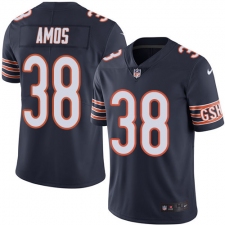 Youth Nike Chicago Bears #38 Adrian Amos Elite Navy Blue Team Color NFL Jersey