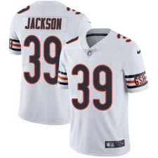 Youth Nike Chicago Bears #39 Eddie Jackson White Vapor Untouchable Limited Player NFL Jersey