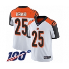 Men's Cincinnati Bengals #25 Giovani Bernard White Vapor Untouchable Limited Player 100th Season Football Jersey