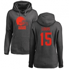 NFL Women's Nike Cleveland Browns #15 Ricardo Louis Ash One Color Pullover Hoodie