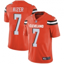 Youth Nike Cleveland Browns #7 DeShone Kizer Orange Alternate Vapor Untouchable Limited Player NFL Jersey
